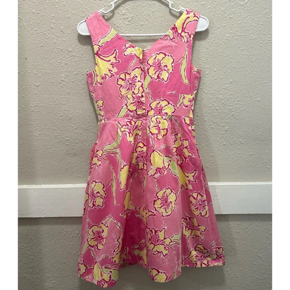 Lilly Pulitzer Pink Parker Dress Size 0 - Picture 3 of 8